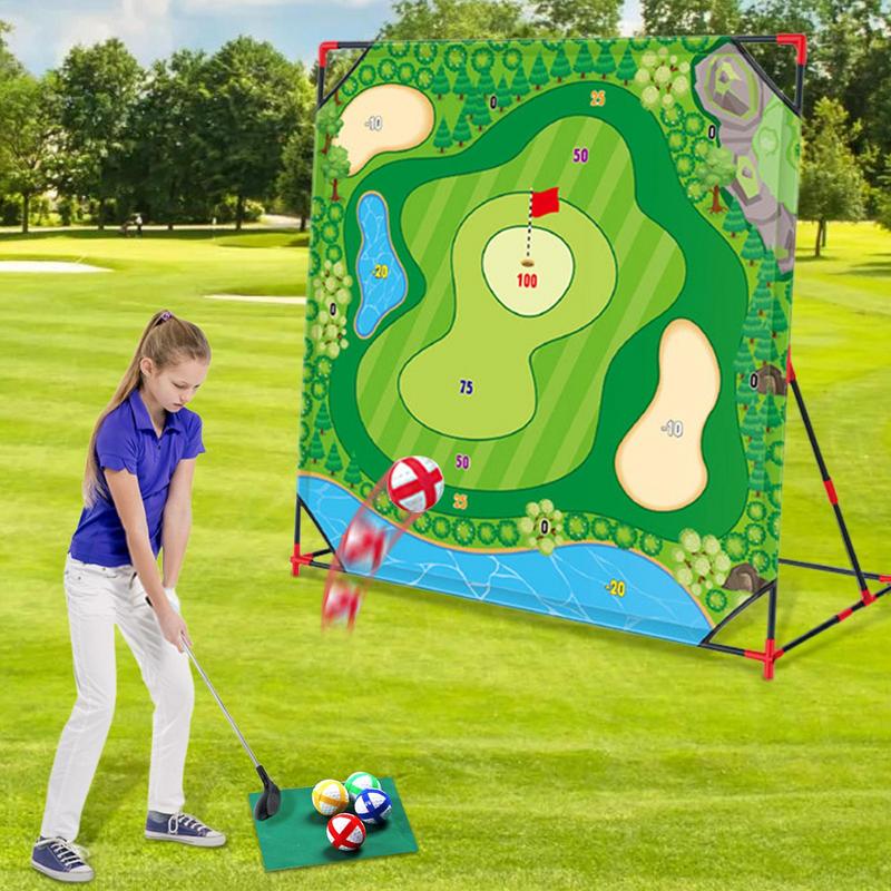 Golf Equipment For Kids - Kids Battle GolfSet Portable Golf Game