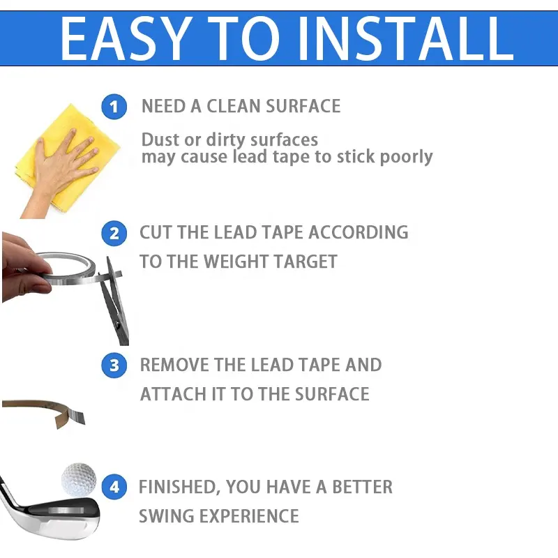 Golf Weighted Lead Tape Golf U - đánh giá và giá Golf Equipment Store
